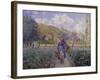 In the Vegetable Garden, 1881-Camille Pissarro-Framed Giclee Print