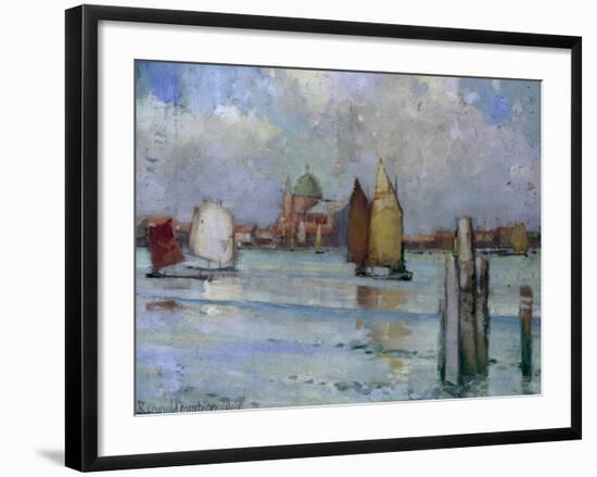 In the Venetian Lagoon, 1902-Edward Reginald Frampton-Framed Giclee Print