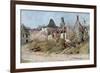 In the Village of Craonnelle, 9th May 1917, 1917-Francois Flameng-Framed Giclee Print