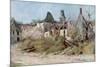 In the Village of Craonnelle, 9th May 1917, 1917-Francois Flameng-Mounted Giclee Print