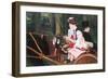 In The Wagon-Mary Cassatt-Framed Art Print