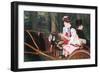 In The Wagon-Mary Cassatt-Framed Art Print