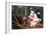 In The Wagon-Mary Cassatt-Framed Art Print