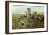 In the Wake of the Hunters, 1896-Charles Marion Russell-Framed Giclee Print