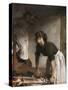 In the Wash-House-William Orpen-Stretched Canvas