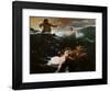 In the Waves-Arnold Bocklin-Framed Art Print