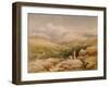 In the Welsh Hills-David Cox-Framed Giclee Print