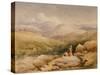 In the Welsh Hills-David Cox-Stretched Canvas