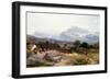 In the Welsh Hills-Henry Bright-Framed Giclee Print