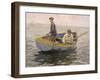 In the Whiting Ground, c.1914-Harold Harvey-Framed Giclee Print