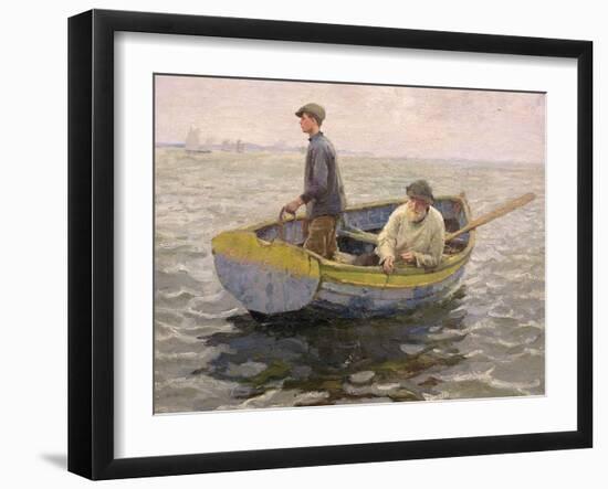 In the Whiting Ground, c.1914-Harold Harvey-Framed Giclee Print