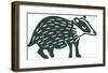 In The Wild - Badger-Joelle Wehkamp-Framed Giclee Print