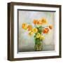 In the window-Mandy Disher-Framed Art Print