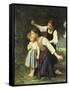 In the Wood, Dans Le Bois-Elizabeth Bouguereau-Framed Stretched Canvas