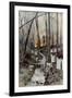 In the Wood of Roucy (Aisn), 15 April 1917-Francois Flameng-Framed Giclee Print