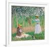 In the Woods at Giverny, 1887-Claude Monet-Framed Premium Giclee Print