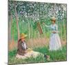 In the Woods at Giverny, 1887-Claude Monet-Mounted Premium Giclee Print