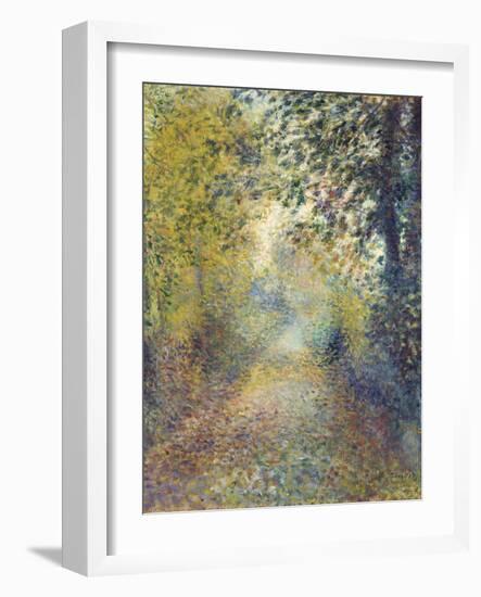 In the Woods, C. 1880-Pierre-Auguste Renoir-Framed Premium Giclee Print