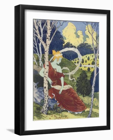 In the Woods, from 'L'Estampe Moderne', Published Paris 1897-99-Eugene Grasset-Framed Premium Giclee Print