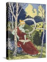 In the Woods, from 'L'Estampe Moderne', Published Paris 1897-99-Eugene Grasset-Stretched Canvas