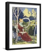 In the Woods, from 'L'Estampe Moderne', Published Paris 1897-99-Eugene Grasset-Framed Giclee Print