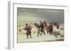 In the Year 1812 (The Retreat from Moscow) 1873-Illarion Mikhailovich Pryanishnikov-Framed Giclee Print