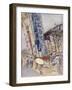 In Theatre Street-Mortimer Ludington Menpes-Framed Giclee Print