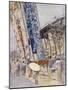 In Theatre Street-Mortimer Ludington Menpes-Mounted Giclee Print