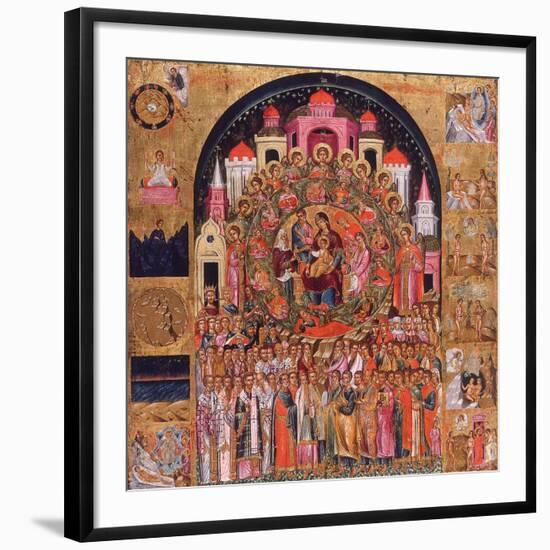 In Thee Rejoiceth All Creation-Franghias Kavertsas-Framed Giclee Print