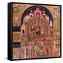 In Thee Rejoiceth All Creation-Franghias Kavertsas-Framed Stretched Canvas