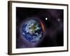 In This Artist's Visualization, the Earth is Shown at the Outer Edges of the Known Solar System-Stocktrek Images-Framed Photographic Print