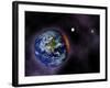 In This Artist's Visualization, the Earth is Shown at the Outer Edges of the Known Solar System-Stocktrek Images-Framed Photographic Print