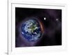 In This Artist's Visualization, the Earth is Shown at the Outer Edges of the Known Solar System-Stocktrek Images-Framed Photographic Print