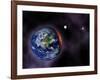 In This Artist's Visualization, the Earth is Shown at the Outer Edges of the Known Solar System-Stocktrek Images-Framed Photographic Print