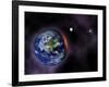 In This Artist's Visualization, the Earth is Shown at the Outer Edges of the Known Solar System-Stocktrek Images-Framed Photographic Print