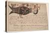 In This Fish’S Name (In Dieses Fisches Namen), Fraktur Painting, C.1820-40-null-Stretched Canvas