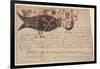 In This Fish’S Name (In Dieses Fisches Namen), Fraktur Painting, C.1820-40-null-Framed Giclee Print