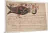 In This Fish’S Name (In Dieses Fisches Namen), Fraktur Painting, C.1820-40-null-Mounted Giclee Print