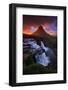 In This Moment, Kirkjufell Midnight Sun, Snæfellsnes Peninsula, Iceland-Vincent James-Framed Photographic Print