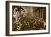 In Throgmorton Street Beside the North Wall of the London Stock Exchange-null-Framed Giclee Print