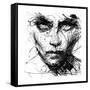 In Trouble, She Will-Agnes Cecile-Framed Stretched Canvas