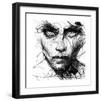 In Trouble, She Will-Agnes Cecile-Framed Premium Giclee Print