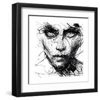 In Trouble, She Will-Agnes Cecile-Framed Art Print