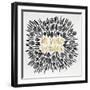 In Vino Veritas - Black and Gold Palette-Cat Coquillette-Framed Giclee Print