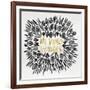 In Vino Veritas - Black and Gold Palette-Cat Coquillette-Framed Giclee Print