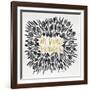 In Vino Veritas - Black and Gold Palette-Cat Coquillette-Framed Giclee Print