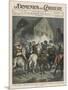 In Virginia USA Vigilantes Attack Italian Workers-Achille Beltrame-Mounted Art Print