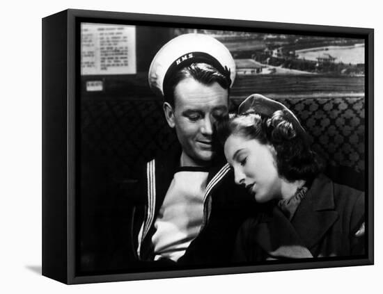 In Which We Serve, John Mills, Kay Walsh, 1942-null-Framed Stretched Canvas