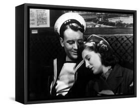 In Which We Serve, John Mills, Kay Walsh, 1942-null-Framed Stretched Canvas