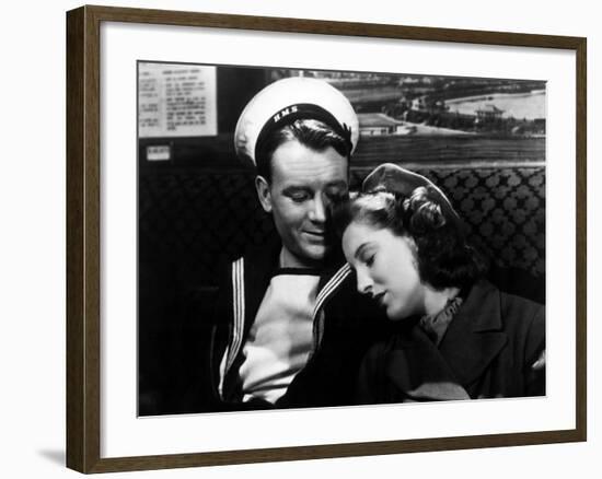 In Which We Serve, John Mills, Kay Walsh, 1942-null-Framed Photo